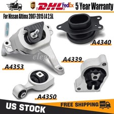 4pcs Engine Motor Trans Mount Auto Set For 2007-2017 Nissan Altima 2.5l Cvt 4pcs Engine Motor Trans Mount Auto Set For 2007-2017 Nissan Altima 2.5l Cvt