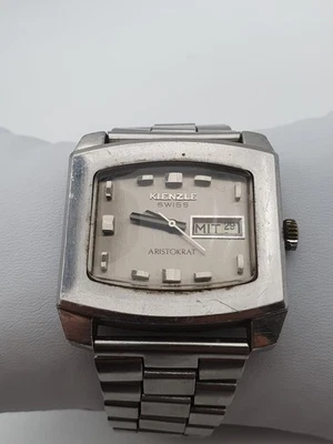 Kienzle Swiss Aristokrat Mechanische Armbanduhr Handaufzug Vintage Defekt! - Bild 1 von 4