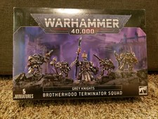 Games Workshop Warhammer 40K Grey Knights Brotherhood Terminator Squad Miniature