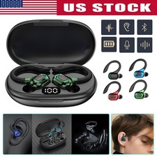 Bluetooth Headset 5.0 TWS Wireless Earphones Earbuds Headphones Stereo Ear Hook