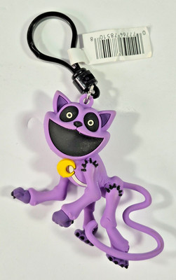 Poppy's Playtime Blind Bag Series 1 Nightmare CatNap clip Keychain 2.5'' NEW