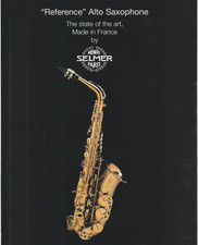Pubblicità Stampa Henri Selmer Paris 2007 11"x8" Riferimento Sassofono Contralto Made in France