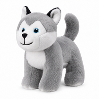 Bauer Husky Kuscheltier 15 Cm PlüSchtier Stofftier Hund PlüSchhund Tierfigur