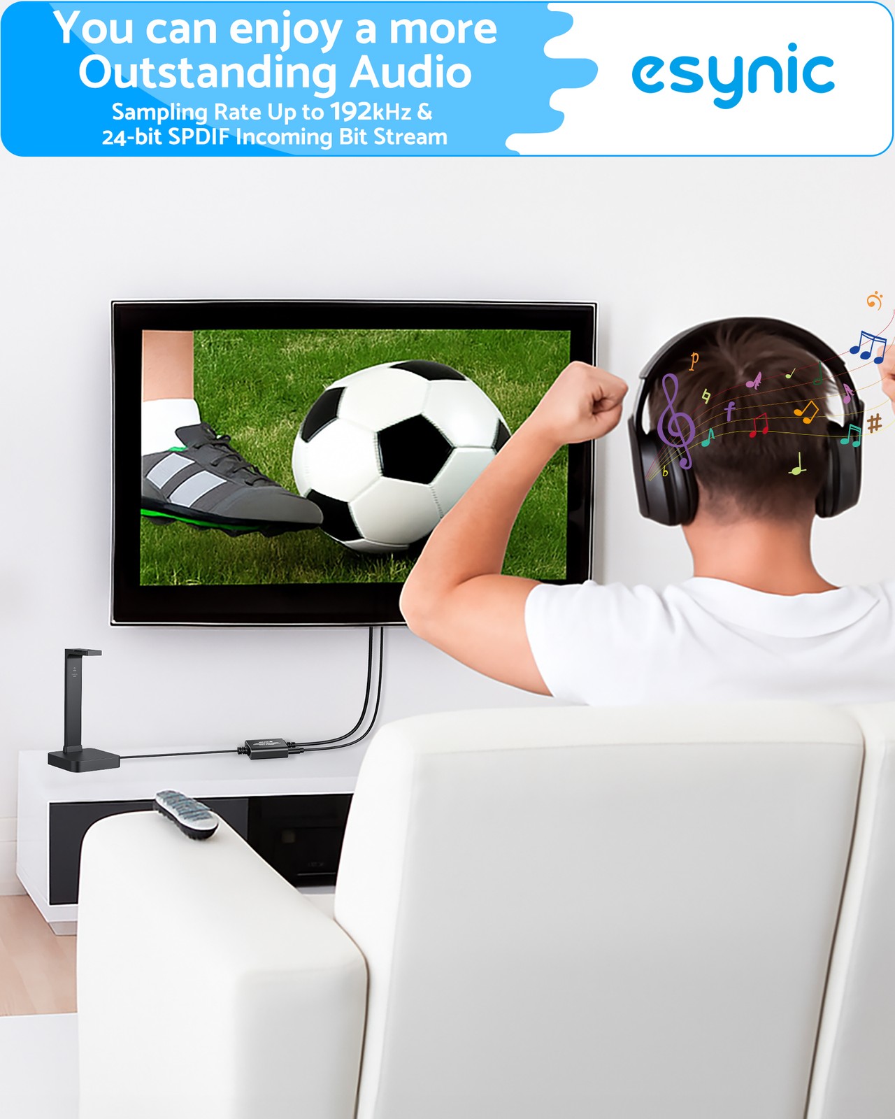 192kHz Optical SPDIF to 3.5mm AUX Digital to Analog Audio Converter Toslink DAC