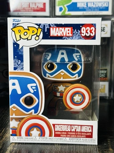Funko Pop! Vinyl: Marvel - Gingerbread Captain America #933