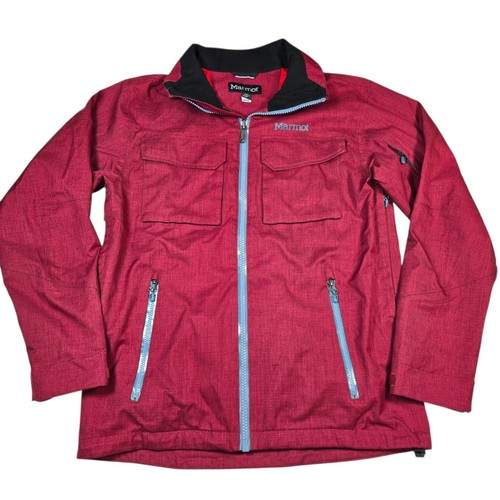 Marmot Men's Red Whitecliff Softshell Outdoor Hiking Ski Jacket, Sz S (No Hood)