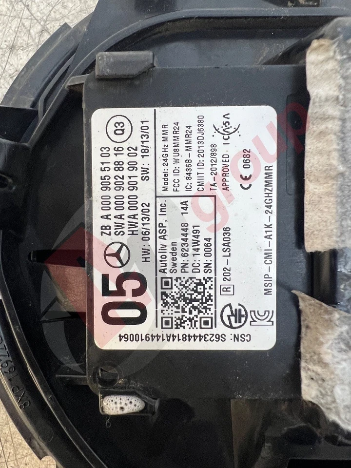 MERCEDES-BENZ A-CLASS MK3 (W176) 12-15 RADAR SENSOR MODULE A0009055103 - Image 4 of 4