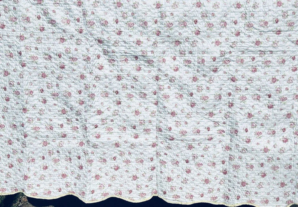 Cottagecore: Shabby Chic: ¡Colcha de retazos costeros/befspread! ¡Feliz!  Foto 3 de 4