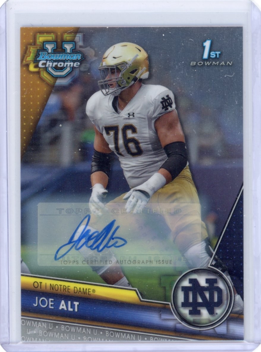 2023 Bowman U Chrome Joe Alt Auto 1st Bowman #111
