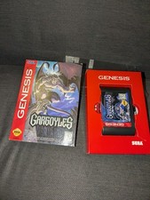 Gargoyles (Sega Genesis, 1995) Complete CIB w/ Poster, Reg Card - Beautiful Rare
