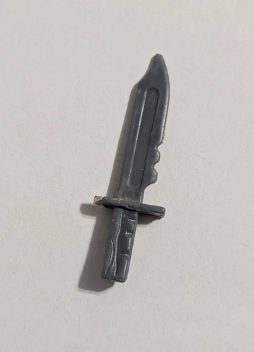 Vtg 1988 TMNT Teenage Mutant Ninja Turtles Rocksteady Knife Accessory - Used