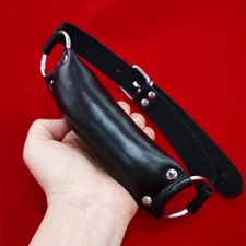 Stuff Bune Open Mouth Gag Bondage Harness PU Leather Belt Restraint Adult BDSM