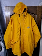 Vintage 1980s Douglas Gill Sailing Coat Waterproof Size XL Fisherman Yellow Gill