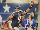 LANCE BRIGGS SIGNED 11X14 PHOTO W/COA CHICAGO BEARS GREAT