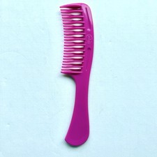Vintage Goody Unbreakable Detangler Super Comb Pink 8.5" 1990s EUC Retro Hair