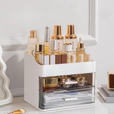 Makeup Organizer for Vanity,Vanity Organizer with 2 Drawers,Makeup Skincare O...