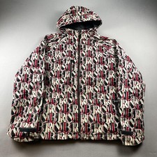 Burton Snowboards Launch Jacket Mens Small Multicolor Dryride Ski Heavy Full Zip