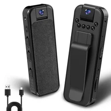 Mini Body Camera, Worn Camcorder, Sport Cam, 1080P Portable Cam with Night Vi...