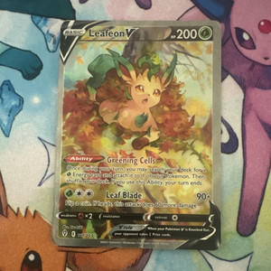 leafeon v pokemon card value #166 Prices | Evolving Skies this attack does 60 or more damage. Leafeon V | Dex -