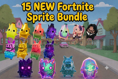 15 New Fortnite Sprites Bundle - you bring them back - Fortnite