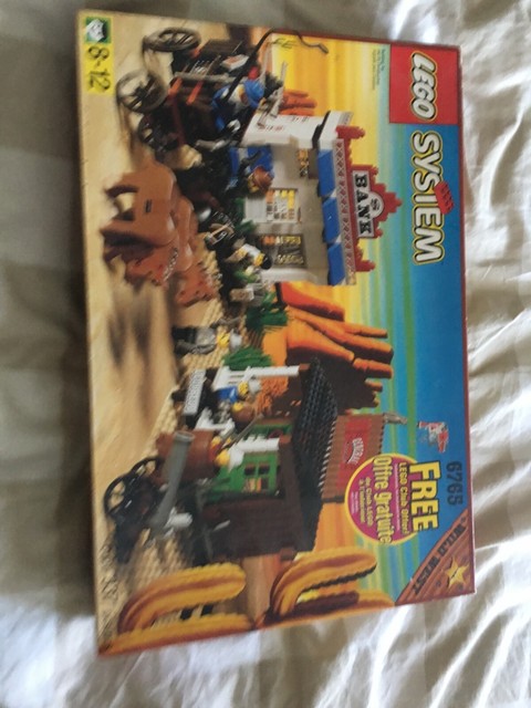 Original Lego Art Western 6765 Gold City Junction 11 X17 Poster Toys Hobbies Lego Complete Sets Packs
