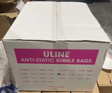 250 Anti-Static Bubble Bags Self-Seal 6 x 8 1⁄2" for Shipping Electronics Boards