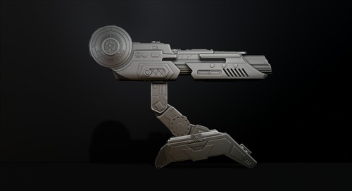 Predator Shoulder Cannon plasma Two Size File for 3D Printer - Model Printing - 第 6/24 張圖片