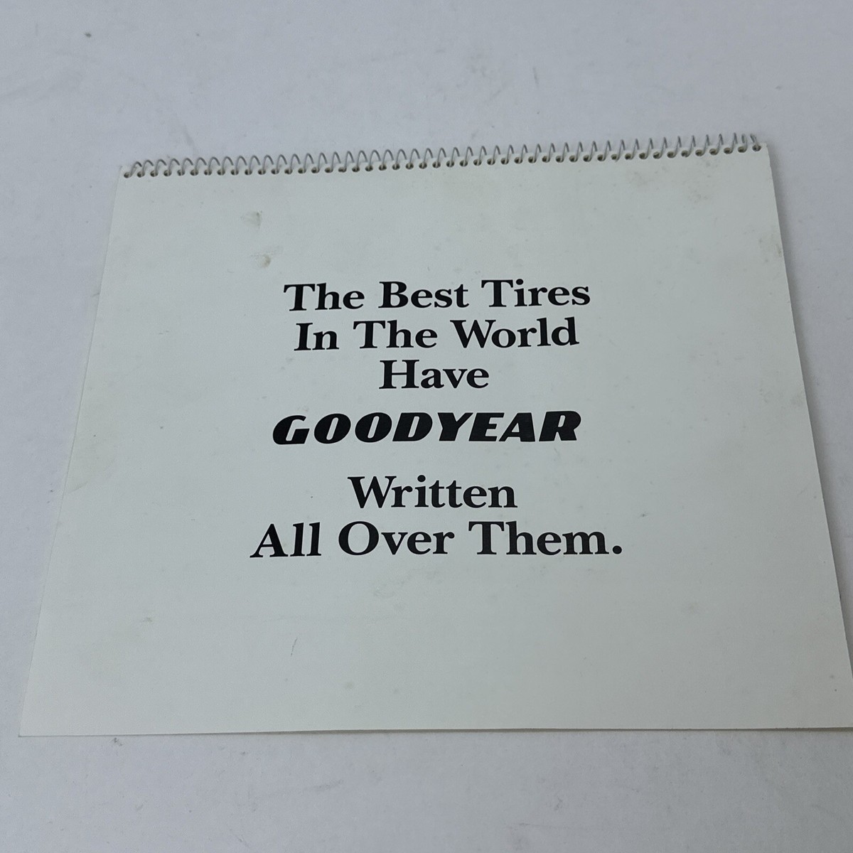 Advertising Calendar 1993 G.T. Rubber Supply Goodyear Mt Pleasant