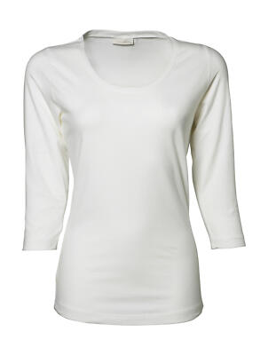 TEE JAYS Damen Longsleeve 3/4 Arm Langarm Shirt Rundhals Stretch  S-3XL 460 NEU 