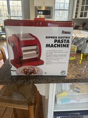 Roma Express Electric Pasta Machine By Weston Supply Model 01-601-W New In Box