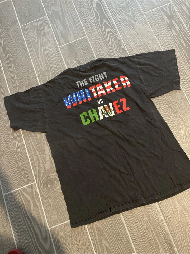 Camiseta de Boxeo Whitaker vs Chávez 1993 De Colección Puntada Única ¡Rara!! Foto 4 de 4