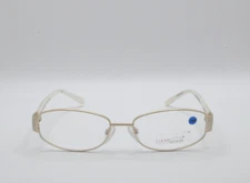 CLEARVISION ELISA RECTANGLE EYEGLASS FRAMES GOLD 53-16-130 NEW