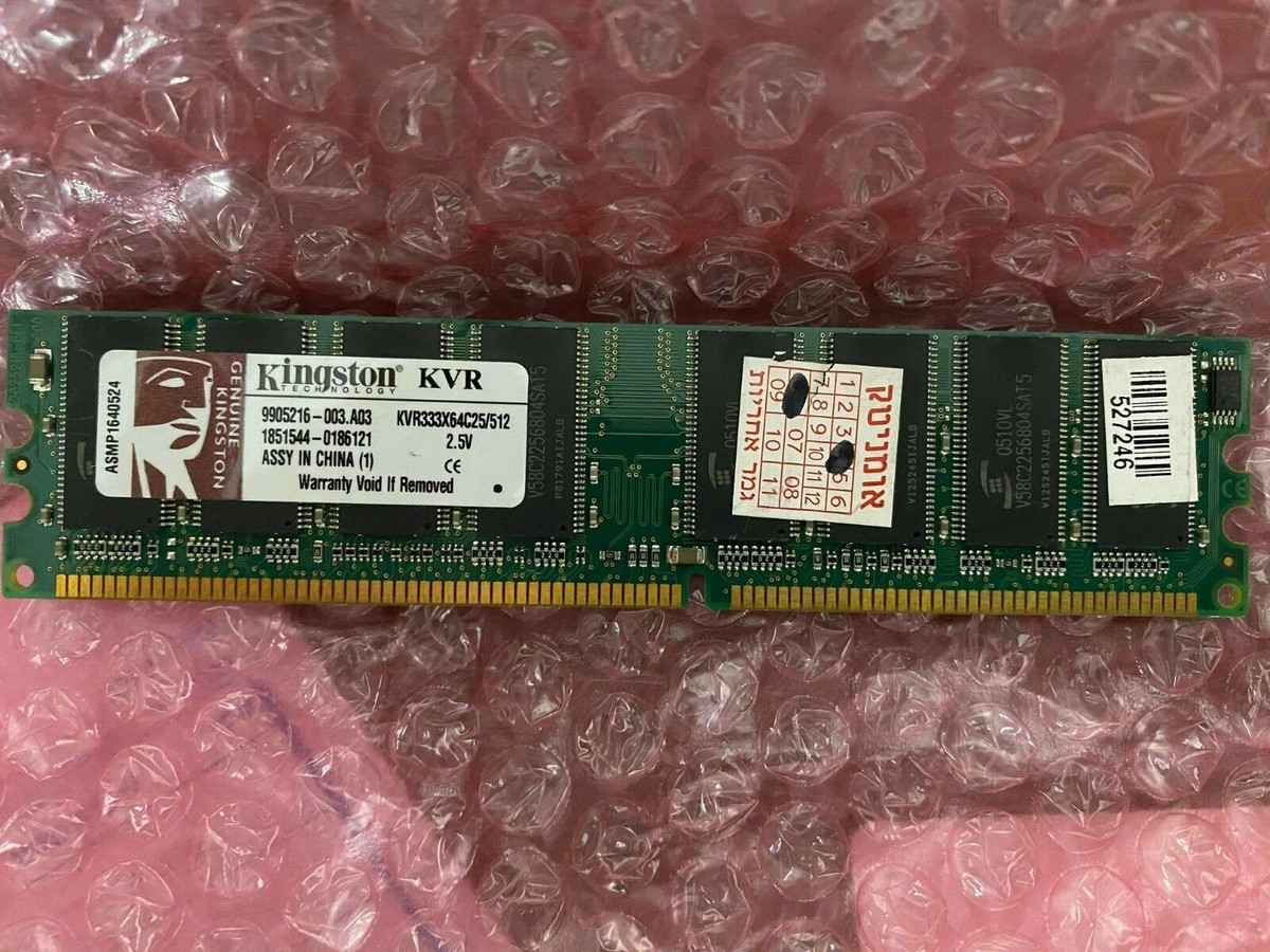 PCパーツ Kingston 512MB 333MHz DDR Non-ECC CL2.5 SODIMM KVR333X64SC25/512 cm3dmju Kingston KVR333X64SC25/512 512MB PC2700 CL2.5 SODIMM UNB DDR