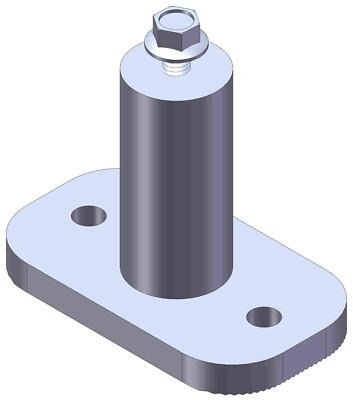 Magerack 4'' & 6'' Standoff Optional L Bracket for Solar Panel PV Module Mounting