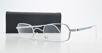 LINDBERG Brille Mod 5005 Salbeigrün Seidenmatt Rechteck Strip Titanium Denmark