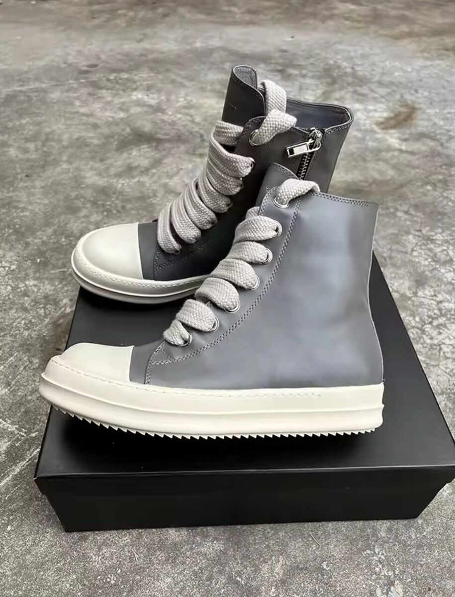 Size 10.5 Rick Owens Porterville High Top Jumbo Laces Shoes Size 10.5 Rick Owens Porterville High Top Jumbo Laces Shoes