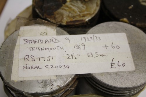 NOS NORAL C20030+60thou PISTON SET, STANDARD 9 BIG 9 TEIGNMOUTH 1929/33,HEP 7751 - Picture 2 of 4
