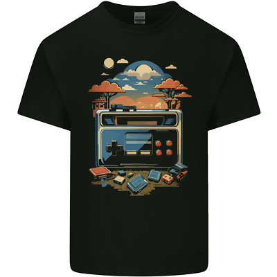 Retro Gaming Graphics Video Games Gamer Herren Maglietta Tee Top