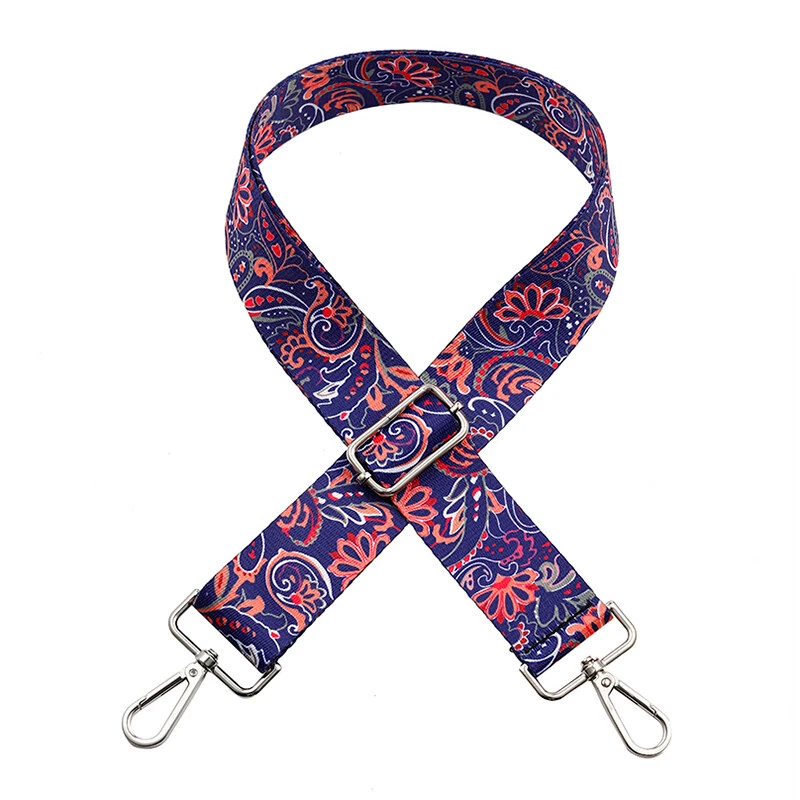 Adjustable Wide Crossbody Bag Strap with Printing Design