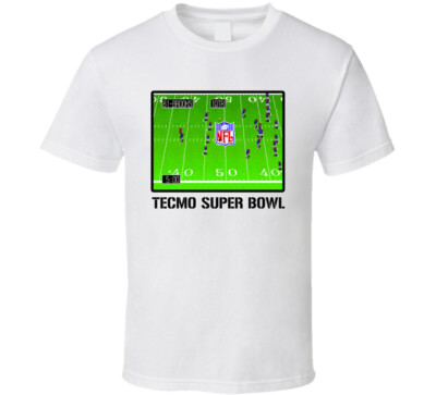 Tecmo Super Bowl Video Game Classic Retro Fan T Shirt