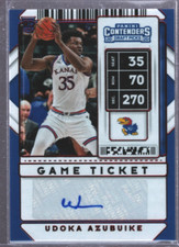 2020-21  Contenders Draft Picks Variations GameTicket Red#87 Udoka Azubuike Auto