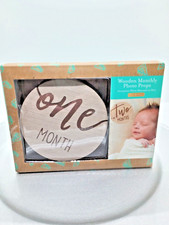 Wooden Monthly Photo Props Kate  Milo