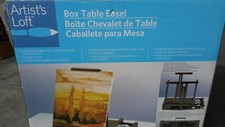 "Artist Loft" Box Table Easel Black Wood with Storage Drawer NIB