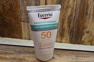 Eucerin Sun Sensitive Mineral Sunscreen Lotion SPF 50 with Zinc Oxide Protection