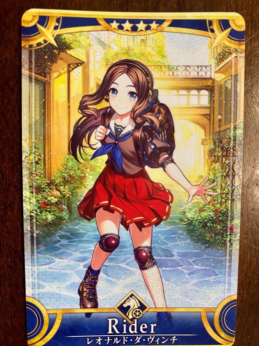 fgoac ダヴィンチ フェイタル Fate Grand Order FGO Arcade Card