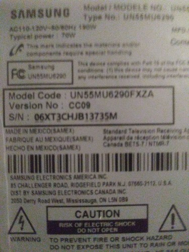 Samsung UN55MU6290F Speakers BN96-35006A - Picture 4 of 5