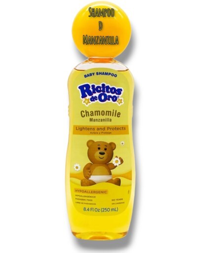 CHAMPÚ RICITOS DE ORO PARA Manzanilla MANZANILLA 8,4 OZ