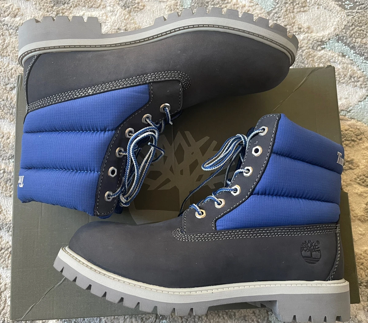 Timberland 6 in clearance quilt boot navy
