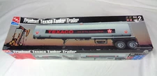 AMT Fruehauf Texaco Tanker Trailer Plastic Model Kit 30063- Open Box Sealed Bags