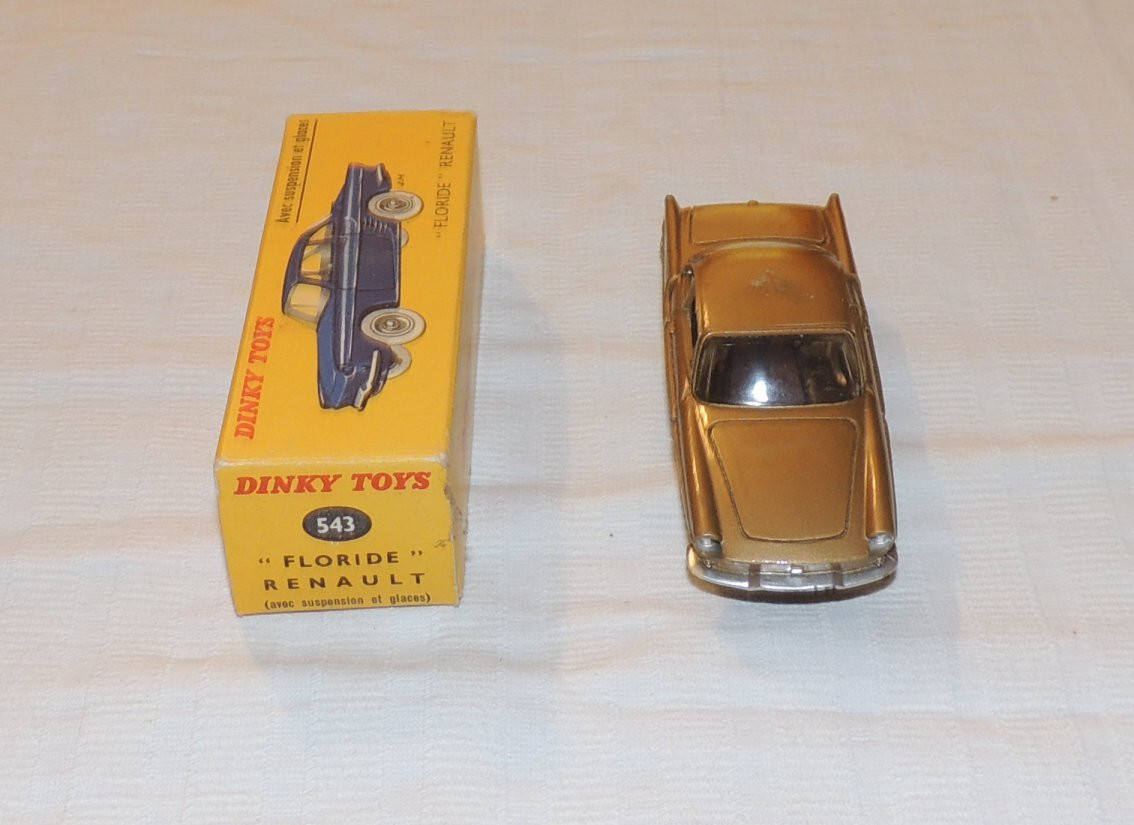 Dinky Toys 543 Renault Floride - Bronze - Échelle 1/43 - Boîte D'origine